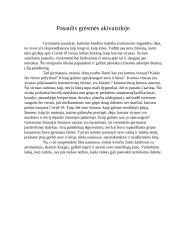 Pasaulis grėsmės akivaizdoje