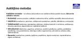 Auklėjimo metodai (skaidrės) 4 puslapis