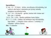Judėjimo uždaviniai su pavyzdžiais 15 puslapis