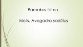 Molis. Avogadro skaičius 1 puslapis