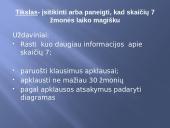 Tiriamasis darbas matematikos pamokai. Magiškasis skaičius 7 5 puslapis