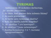 Tiriamasis darbas matematikos pamokai. Magiškasis skaičius 7 7 puslapis