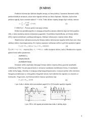Signalai ir grandinės. Amplitudės moduliacija 4 puslapis