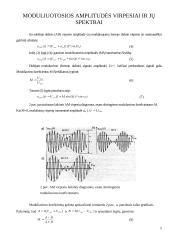 Signalai ir grandinės. Amplitudės moduliacija 5 puslapis