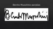 Benito Musolinis 3 puslapis