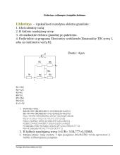 Elektros grandinė. Trikampio žvaigždės keitimas