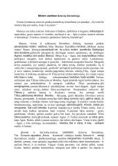 Moters vaidmuo lietuvių literatūroje. Kalba