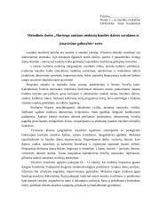 Skirtingo amžiaus mokinių liaudies dainos suvokimo ir įsisavinimo galimybės 7 puslapis