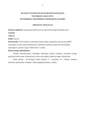 Lengvųjų automobilių serviso įmonių technologinis projektavimas 2 puslapis