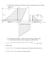 Užtvankos hidrostatiniai skaičiavimai 2 puslapis