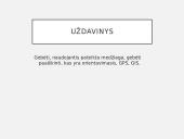 Orientavimasis plane, žemėlapyje, aplinkoje. GPS. GIS 2 puslapis