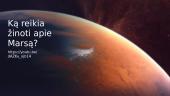 Skaidrės: Marsas 3 puslapis