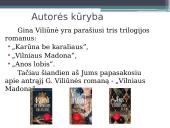 Gina Viliūnė „Vilniaus Madona“ knygos pristatymas 3 puslapis