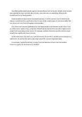 Essay: Death penalty