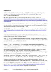 Report on the interlink between physical activity and mental health 6 puslapis