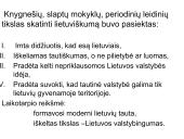 Lietuvos politinės partijos, valstybingumo idėja ir Vilniaus Didysis Seimas. Lietuvos visuomenė XIX a. 5 puslapis