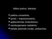 Neoromantizmas literatūroje 17 puslapis