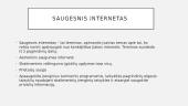 Saugesnis internetas: skaidrės  2 puslapis
