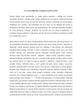 Ar svarbu išlikti tikru žmogumi su pačiu savimi?