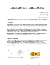 Spinduliuotės silpimo medžiagoje tyrimas