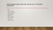 The importance of mindfulness for mental health (presentation) 13 puslapis