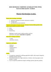 Maisto biochemijos konspektas