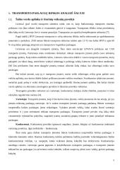 Transporto įmonės ir jos veiklos ekonominė analizė 4 puslapis