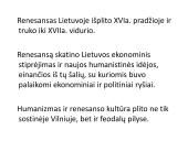 Renesansas Lietuvoje (skaidrės) 3 puslapis