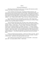 Rašinys "Kas įkvepia menininką kurti?"