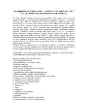 Statistinių duomenų rinkimas, sisteminimas ir analizė: "Tarptautinis Vilniaus oro uostas" 4 puslapis