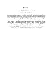 Svajonės ir realybės tema literatūroje (pastraipa)