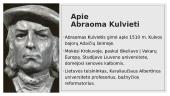 Abraomas Kulvietis - skaidrės 2 puslapis