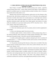 Vaikų dienos socialinė priežiūra riziką patiriantiems vaikams dienos centruose 3 puslapis