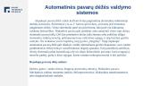 Automatinių pavarų dėžių valdymo ir reguliavimo sistemos ir algoritmai 11 puslapis