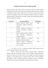 Šiaulių  universiteto archyvo raštvedybos sistemos analizė 6 puslapis