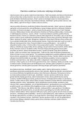 Gamtos vaidmuo Lietuvos rašytojų kūryboje (rašinys)