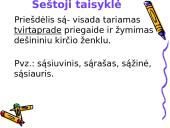 Ilgųjų ir trumpųjų skiemenų kirčiavimo taisyklės 11 puslapis