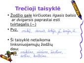 Ilgųjų ir trumpųjų skiemenų kirčiavimo taisyklės 8 puslapis