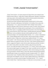 Šviečiamasis amžius. V. Gėtė "Jaunojo Verterio kančios" 5 puslapis