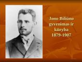Jono Biliūno gyvenimas ir kūryba 1879-1907