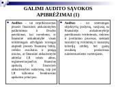 Audito samprata, reikšmė, tikslai  2 puslapis