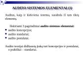 Audito samprata, reikšmė, tikslai  13 puslapis