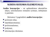 Audito samprata, reikšmė, tikslai  14 puslapis