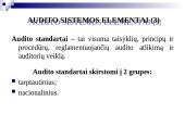 Audito samprata, reikšmė, tikslai  15 puslapis