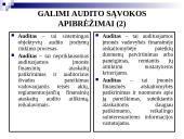 Audito samprata, reikšmė, tikslai  3 puslapis