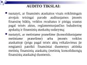 Audito samprata, reikšmė, tikslai  5 puslapis