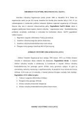 Tarptautinės organizacijos, jų tipai ir veikla 12 puslapis