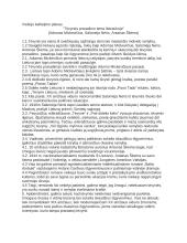 Tėvynės praradimo tema literatūroje. Planas
