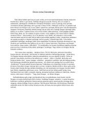 Doros tema literatūroje