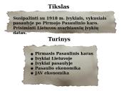 Valstybių veiksmai pasibaigus Pirmajam pasauliniam karui 2 puslapis